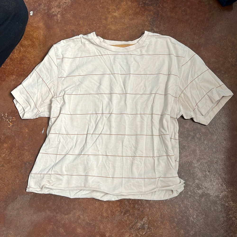 Beige Billabong striped Tee
